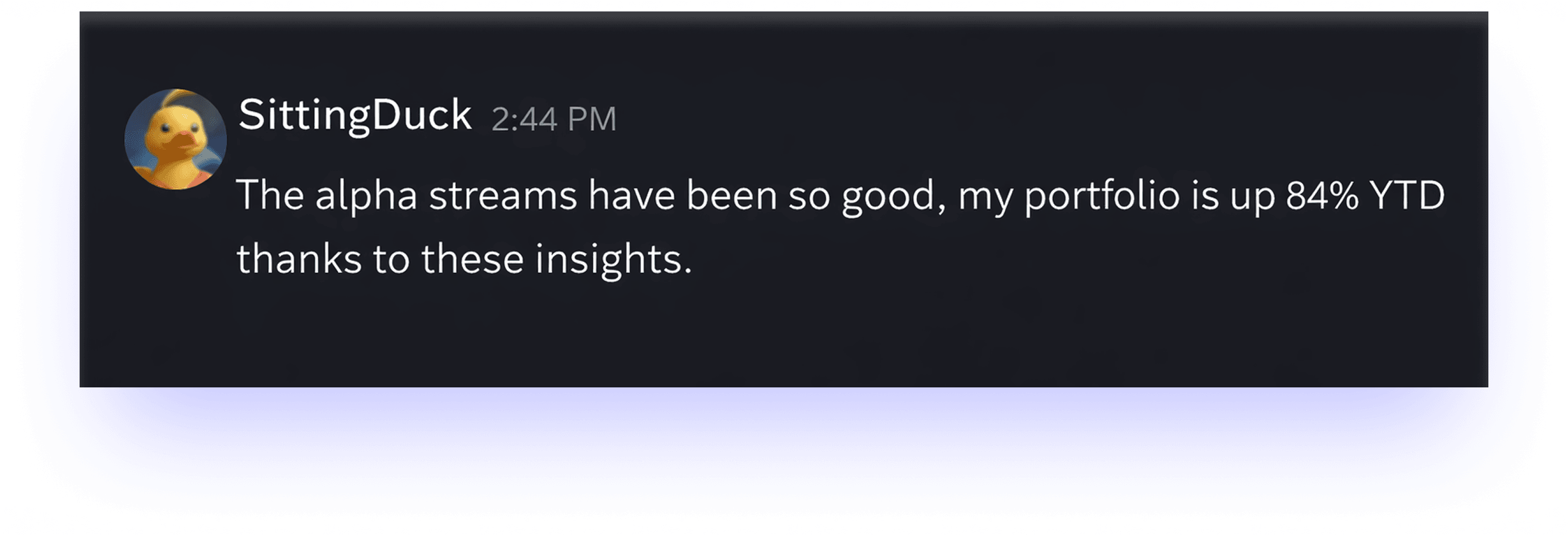 Review from SittingDuck